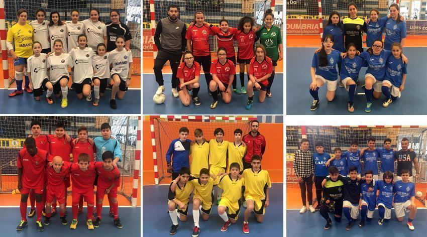 Equipos da Fase Intercomarcal de Fubol Sala