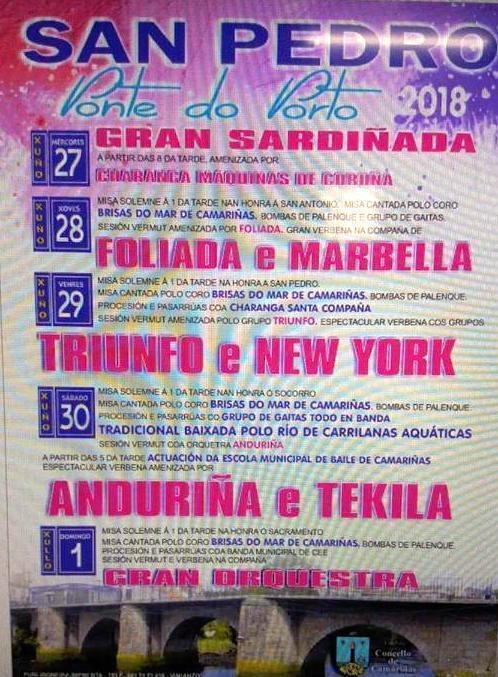 festa de San Pedro da Ponte do Porto 2018