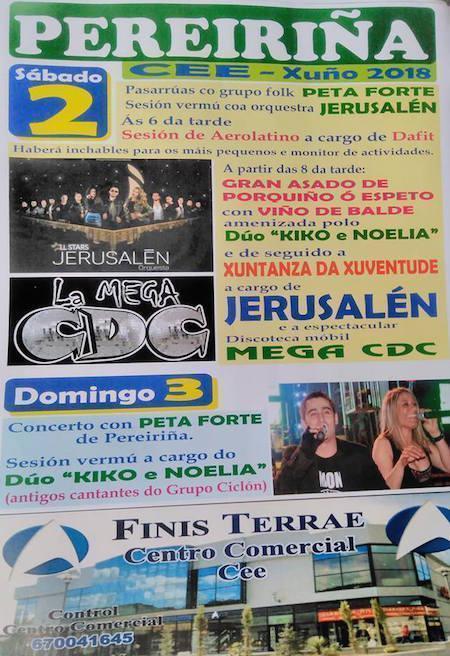 Festas da Pereirina-Cee 2018