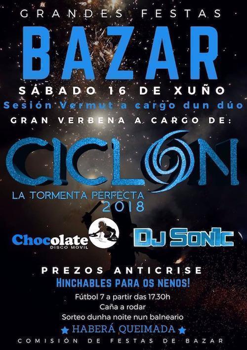 Festas de Bazar-Santa COmba 2018