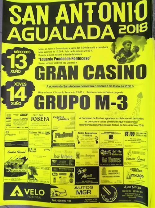 Festas de San Antonio de Agualada-Coristanco 2018