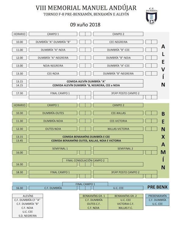 CADRO VIII MEMORIAL MANUEL ANDUJAR Dumbria 2018