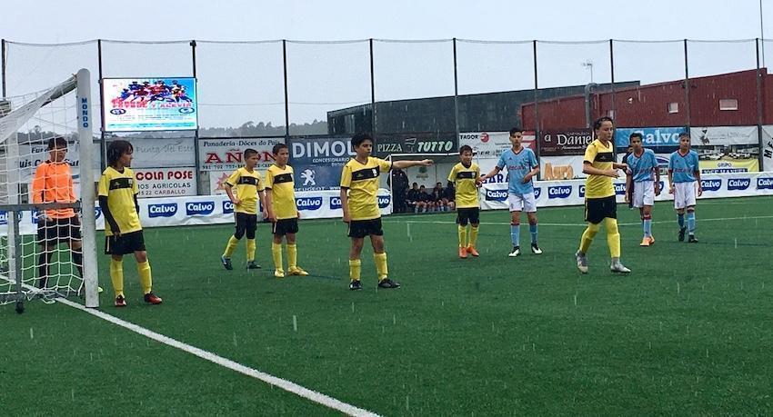 A Seleccion Sub12 no Torneo de Carballo