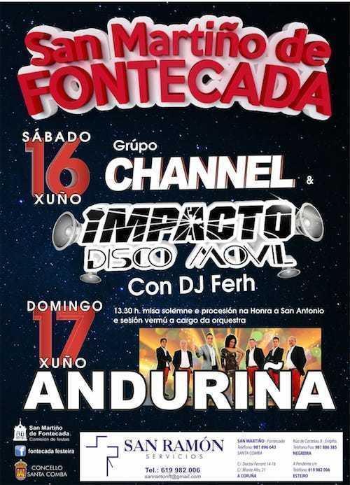 Festas de San Martino de Fontecada-Santa Comba 2018