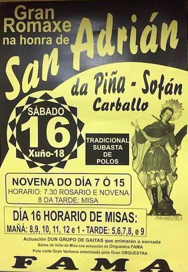 Romaxe de San Adrian de Sofan-Carballo 2018