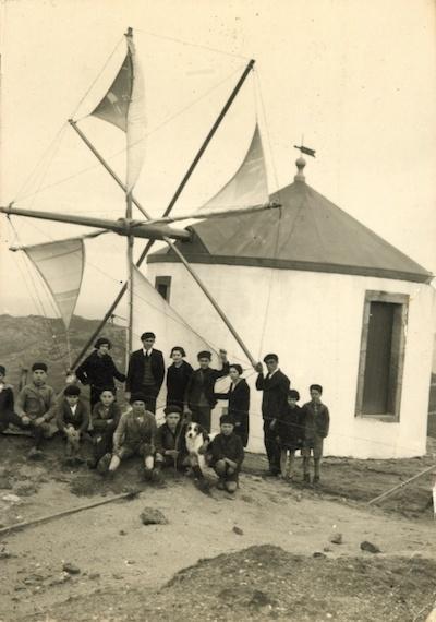 Muino de vento de Laxe foto historica