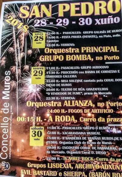 Festas de San Pedro de Muros 2018