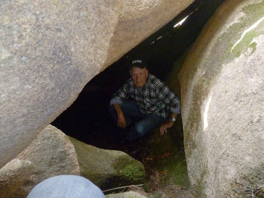 Pepe do Fieiro na Caverna Baixo Ortigueira do Monte do Pindo