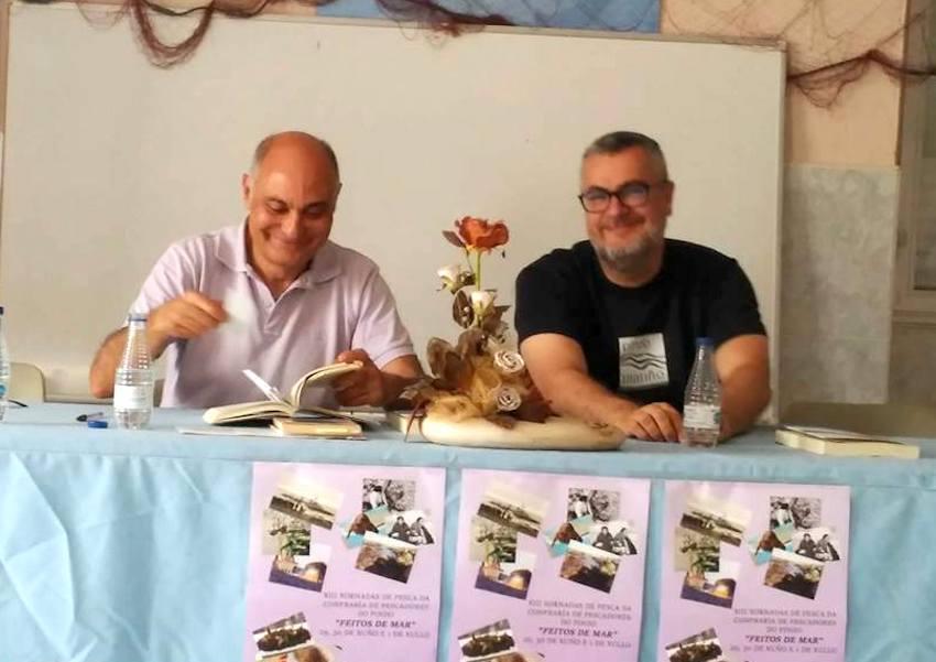 Chisco Fdez Naval e Miro Villar nas Xornadas de Pesca do Pindo