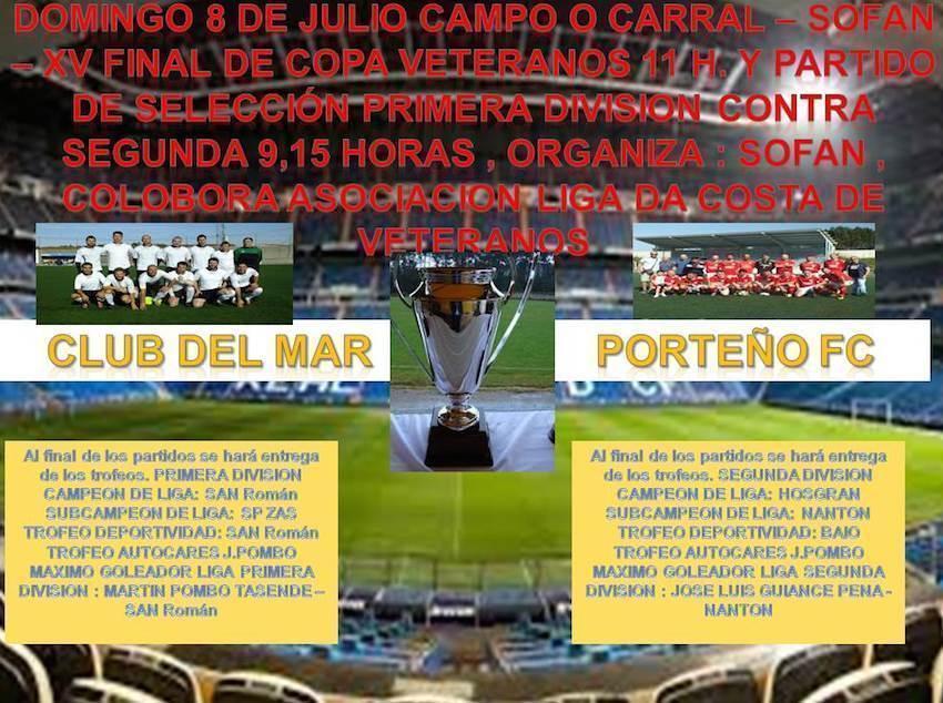 CARTEL FINAL COPA da Costa Veteranos 2018