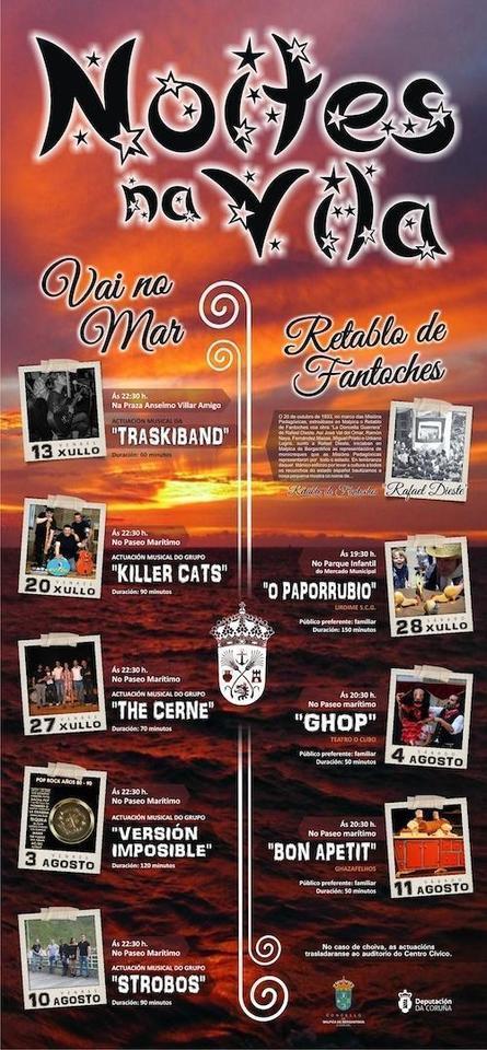 CARTEIS NOITES NA VILA Malpica 2018