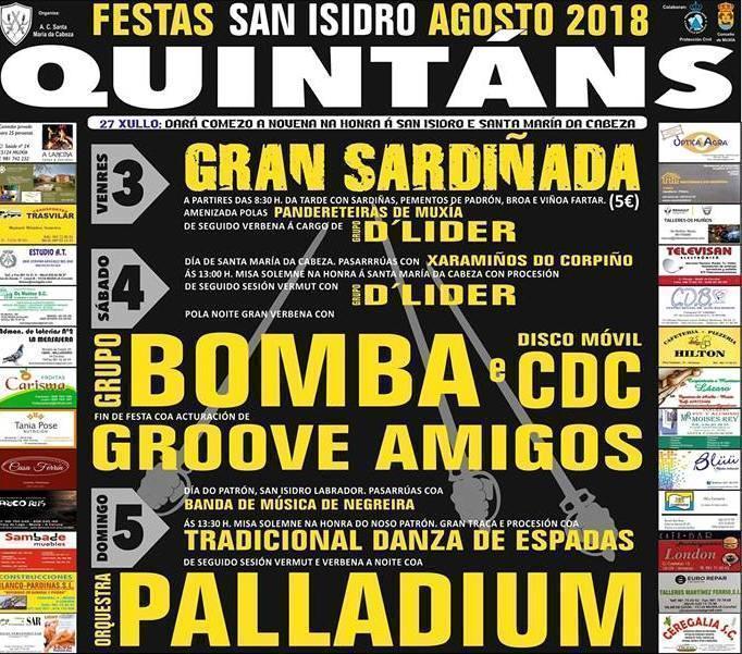 Festas de SAn Isidro de Quintans-Muxia 2018