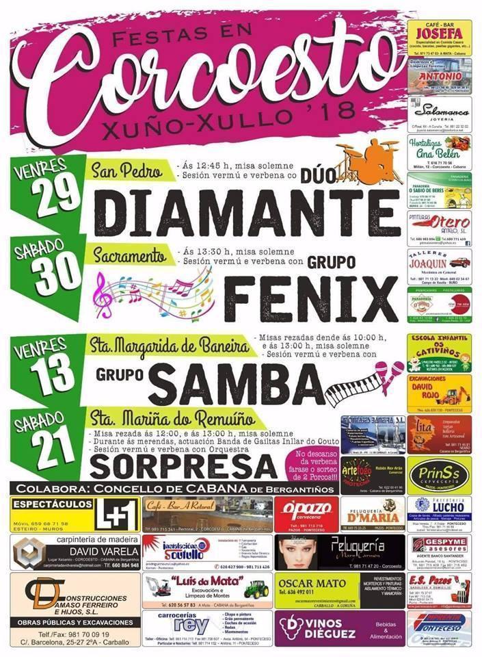 Festas de Corcoesto 2018
