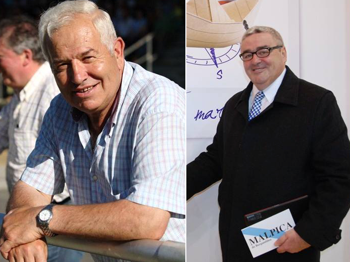 Manuel Suarez Cotelo e Alfredo Canizo na directiva da SCD Malpica