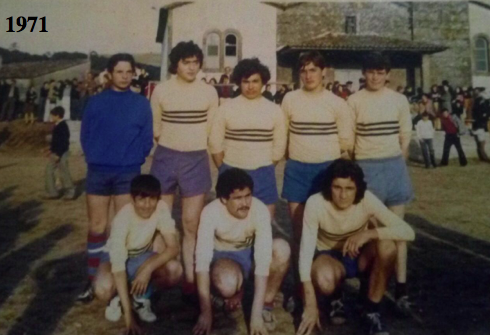 Camiseta do equipo de Ameixenda do 1971