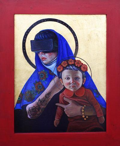 Obra de Natasha lelenco na Casa das Peritas