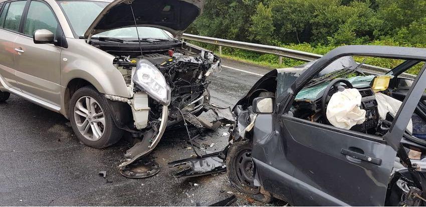 Accidente na ponte de Brandomil