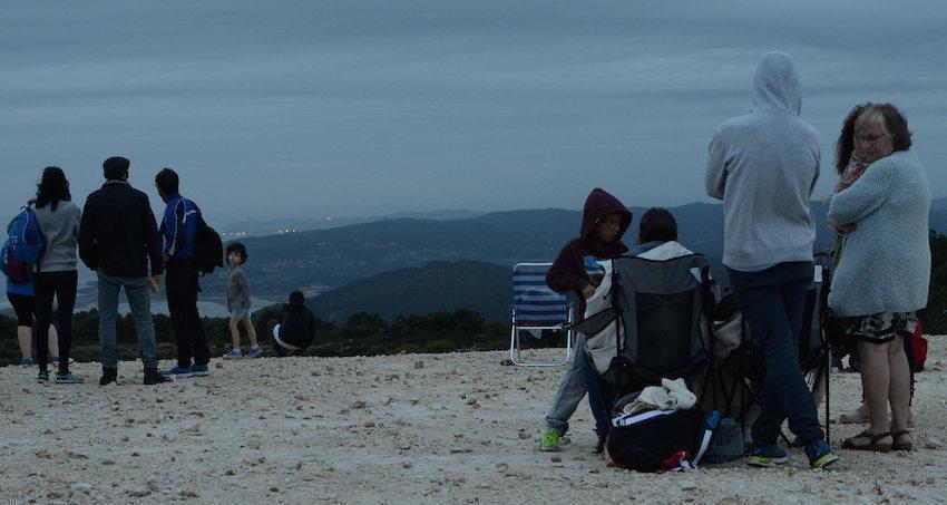 Subida ao Monte Neme a ver o eclipse de lua