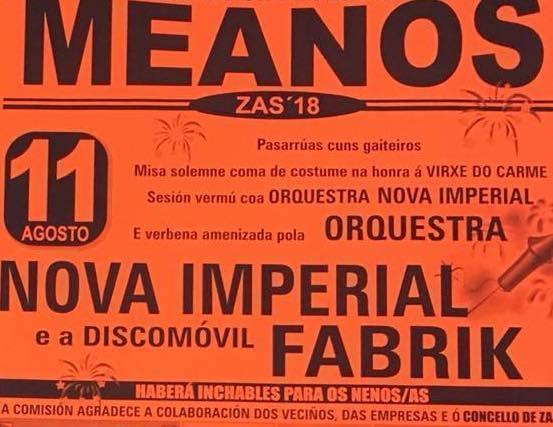 Festas de Meanos-Zas 2018