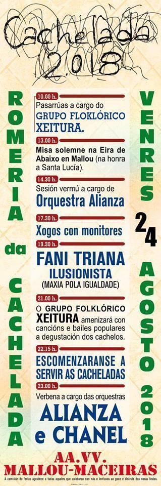Romaria da Cachelada de Mallou-Carnota 2018