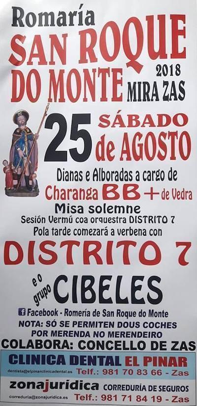 Festas de San Roque do Monte de Mira-Zas 2018