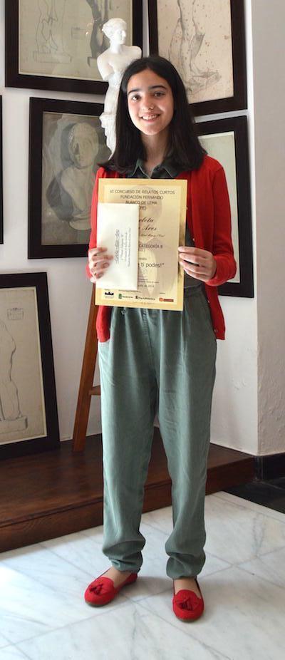 Carlota Atan Ares - 3 Premio Categoria B do VI Concurso Relatos da Fundacion Fernando Blanco