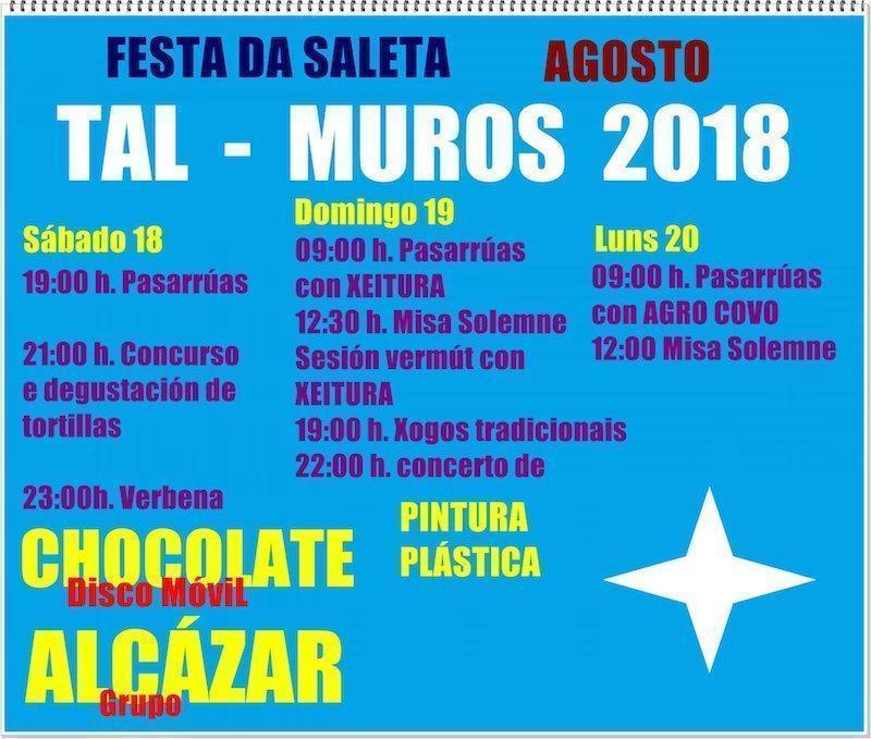 Festas da SAleta de Muros 2018