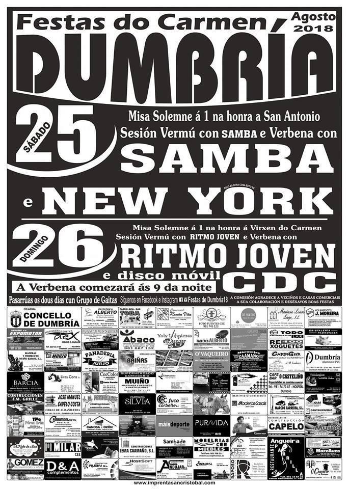 Festas do Carme de Dumbria 2018