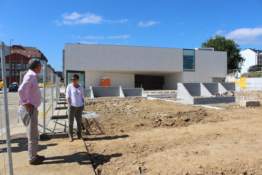 Obras da pista de skate de Carballo