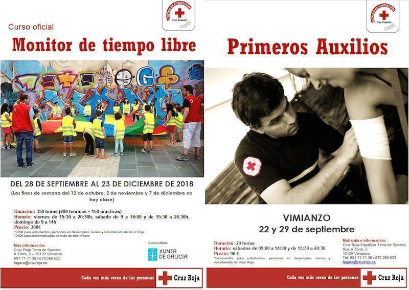 Cursos da Cruz Vermella de Vimianzo