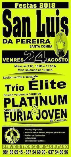Festas de SAn Luis da Pereira-Santa Comba 2018
