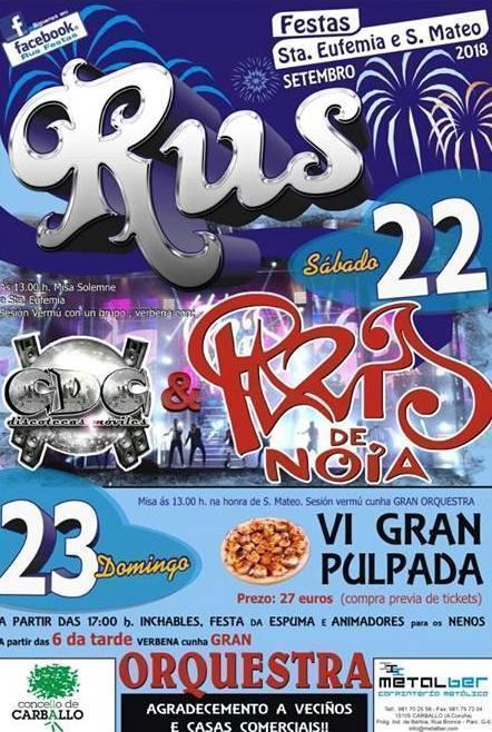 Festas de Rus-Carballo 2018