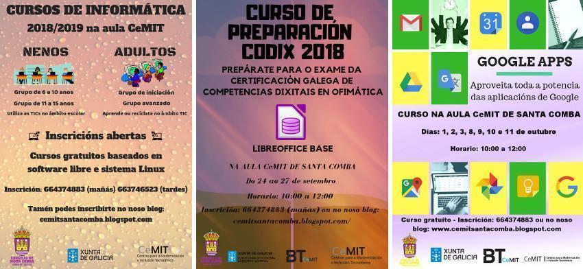 Cursos de informatica en Santa Comba