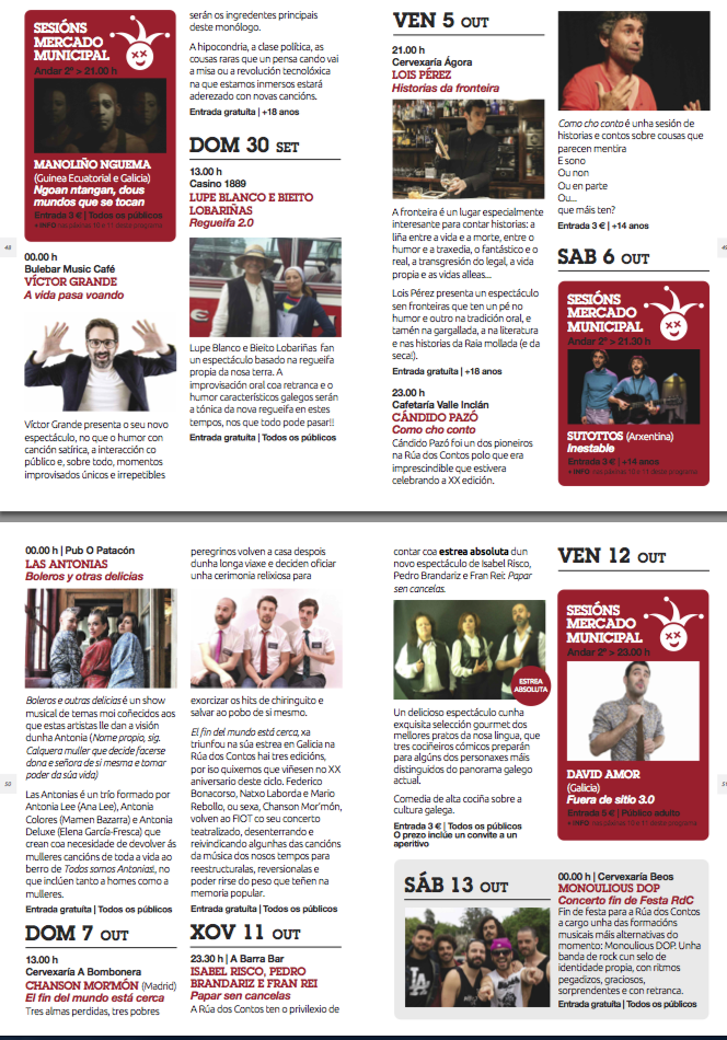 Rua dos Contos FIOT Carballo 2018-2