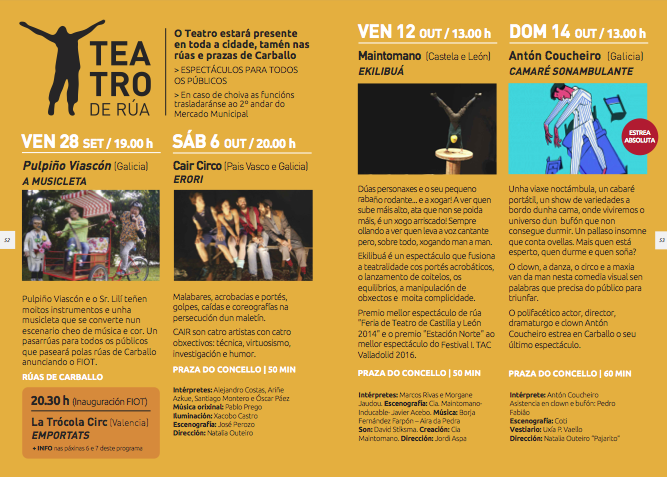 Teatro de Rua FIOT Carballo 2018