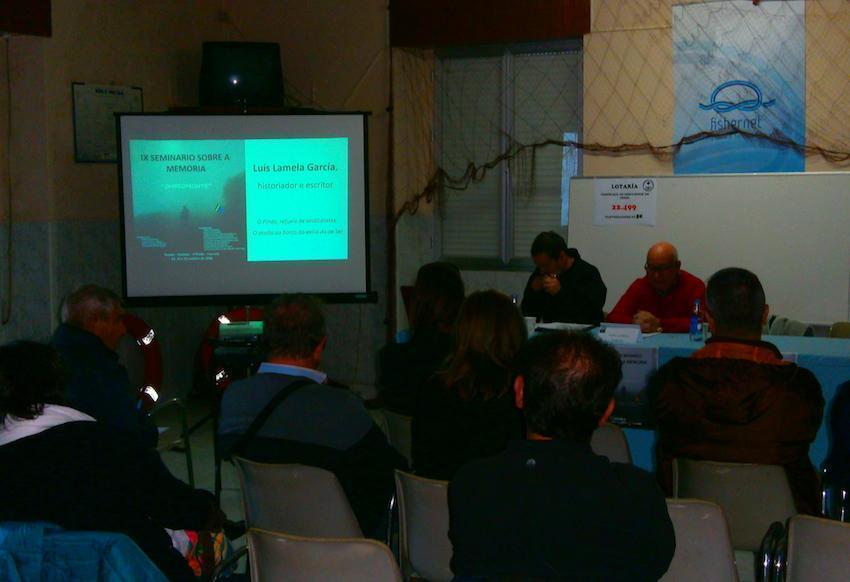 Luís Lamela un dos ponentes no Seminario falando dos fuxidos do As