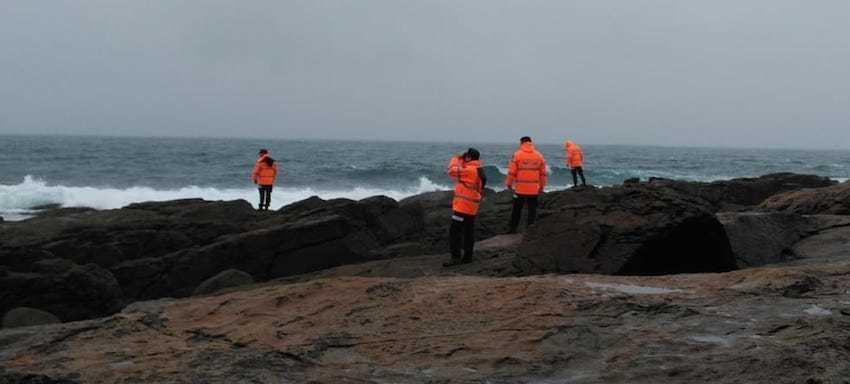 Operativo de busca pola zona da Ermida do Monte de Camarinas