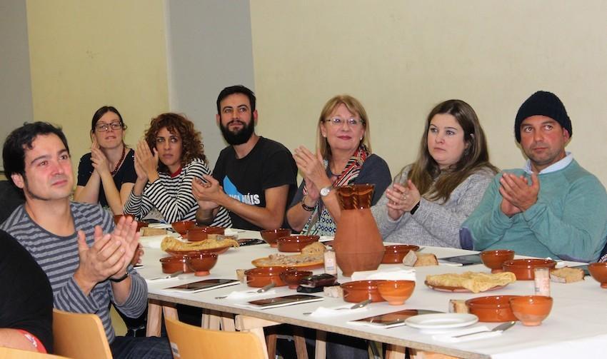 Xabier Xil e Alexandra Fernandez entre outros na Cea das Letras de Malpica