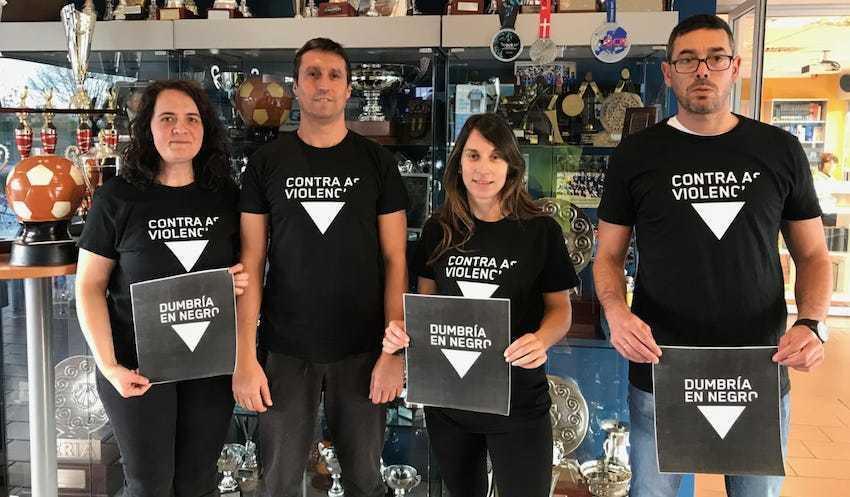 Dumbria en negro contra as violencias2