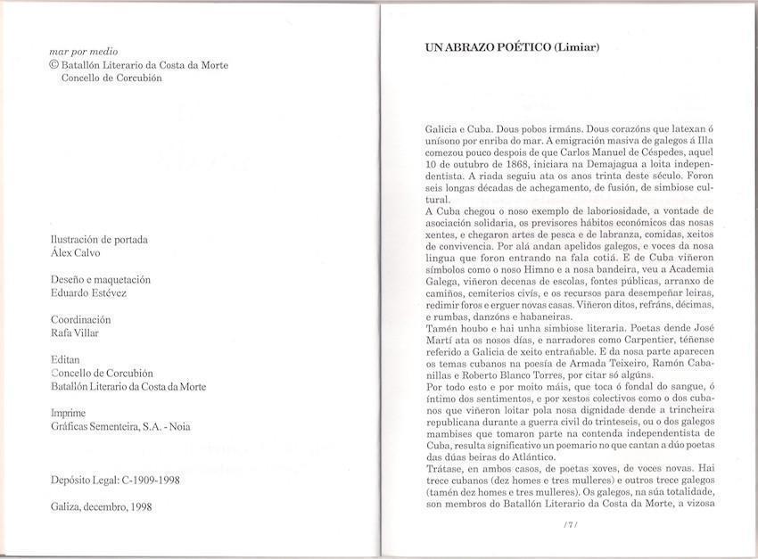 Batallon Literario Costa da Morte Mar por medio 02