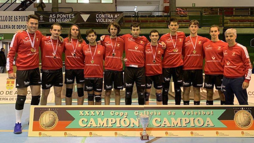 Volei Dumbria campion da Copa Galicia de Voleibol