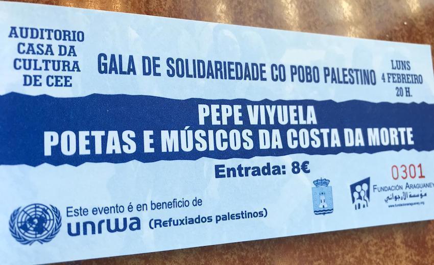 Gala solidaria con Palestina con Pepe Viyuela