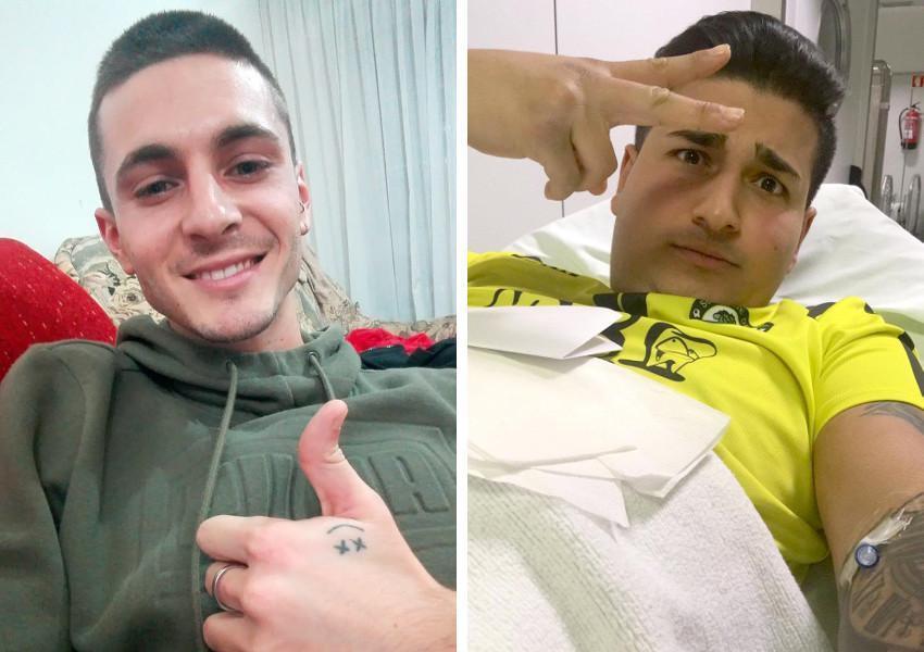 Adrian Alcaina e Andres recuperanse das suas lesions