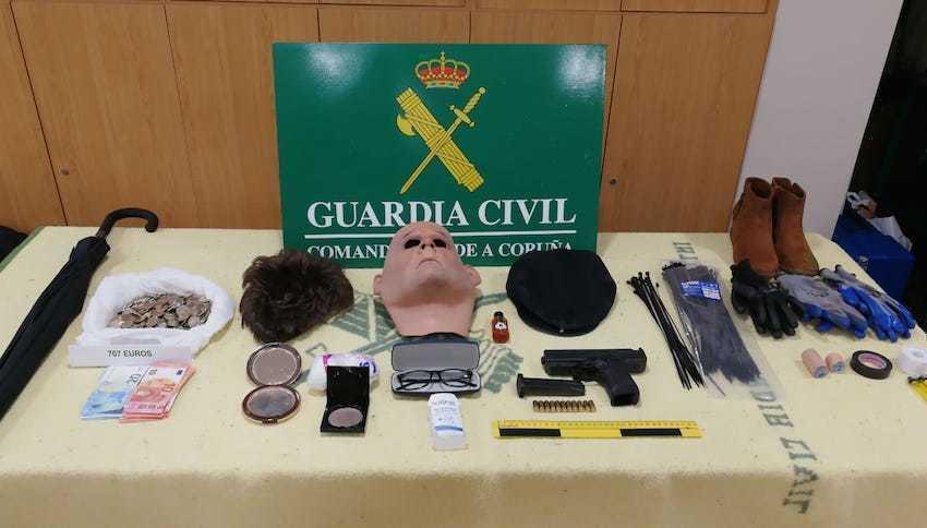 Material requisado na operacion Boludo