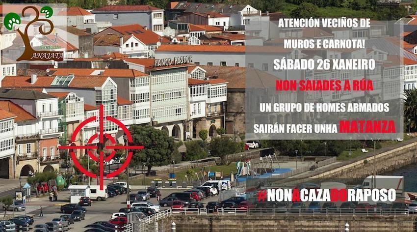 Anajata contra a caza do raposo
