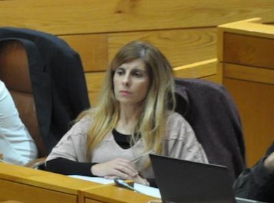 Loli Toja no Parlamento Galego