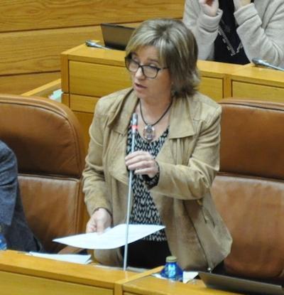 Monste Prado no Parlamento Galego