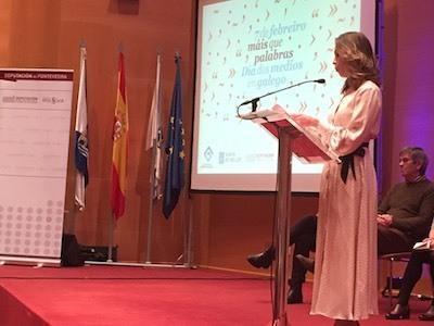 A zaseira Monica Martinez foi a condutora da Gala do Dia dos Medios en Galego copia