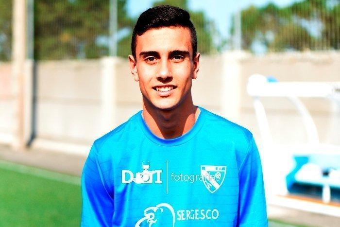 Eloy Villar, xogador do Corme CF. Foto: David Castro.