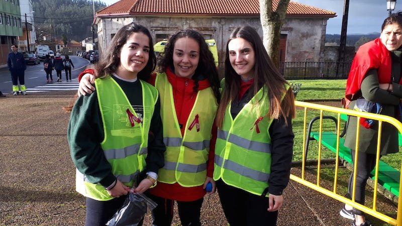 Lazos MOrados en Zas polo servizo de pediatria